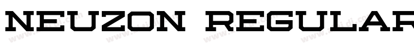 Neuzon Regular字体转换 Neuzon Regular字体转换